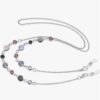 Elegant Beaded Eyewear Chain Acalora