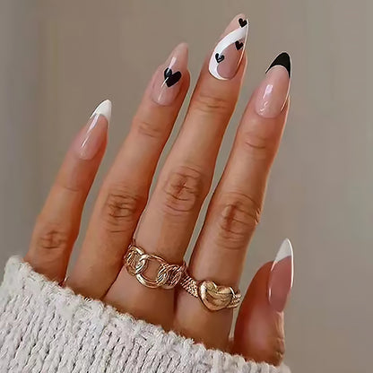 Artificial nail set with unique patterns Acalora
