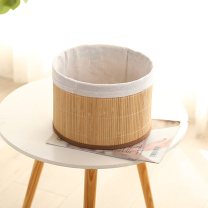 Elegant Storage Baskets Made of Natural Bamboo Acalora