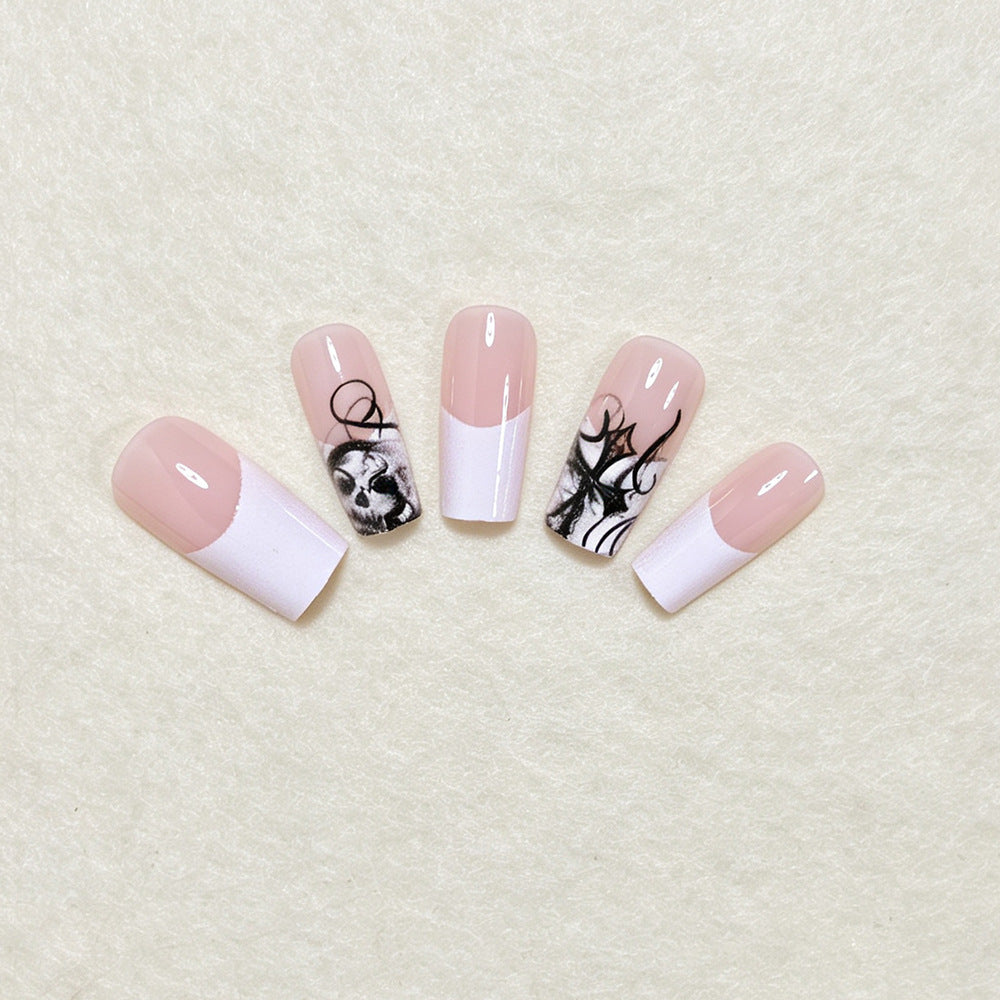 Artistic Skull Nail Art Tips Acalora