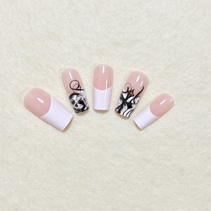 Artistic Skull Nail Art Tips Acalora