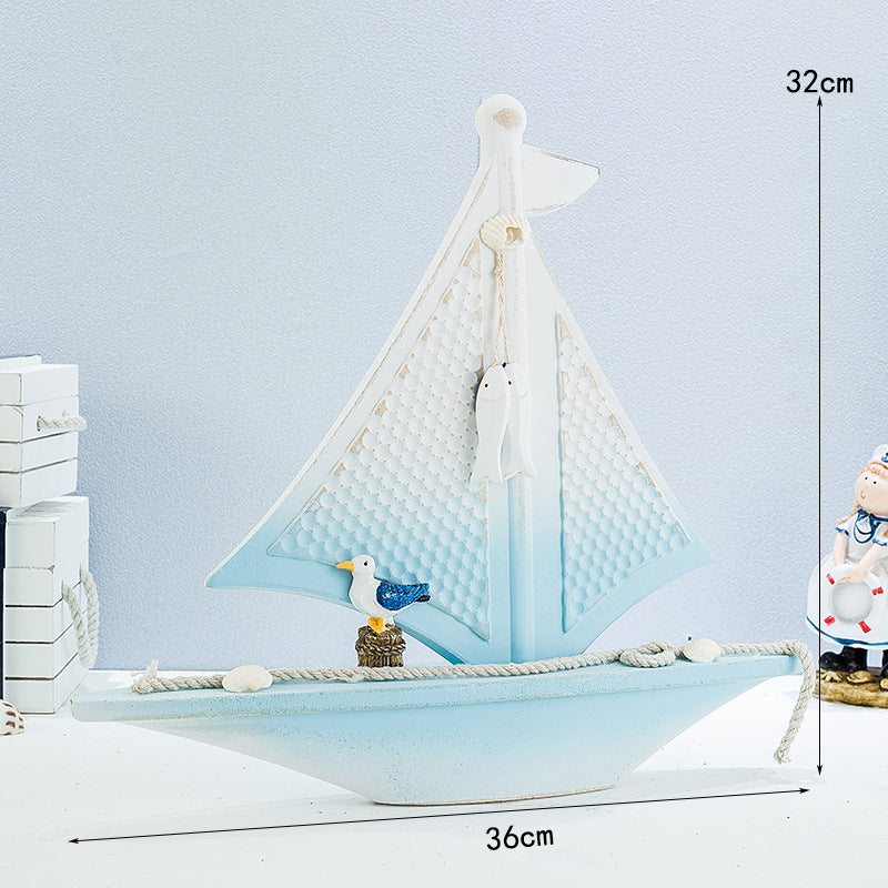 Nautical Sailboat Sculpture