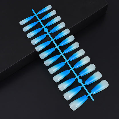 Artificial nails in elegant ombre design Acalora