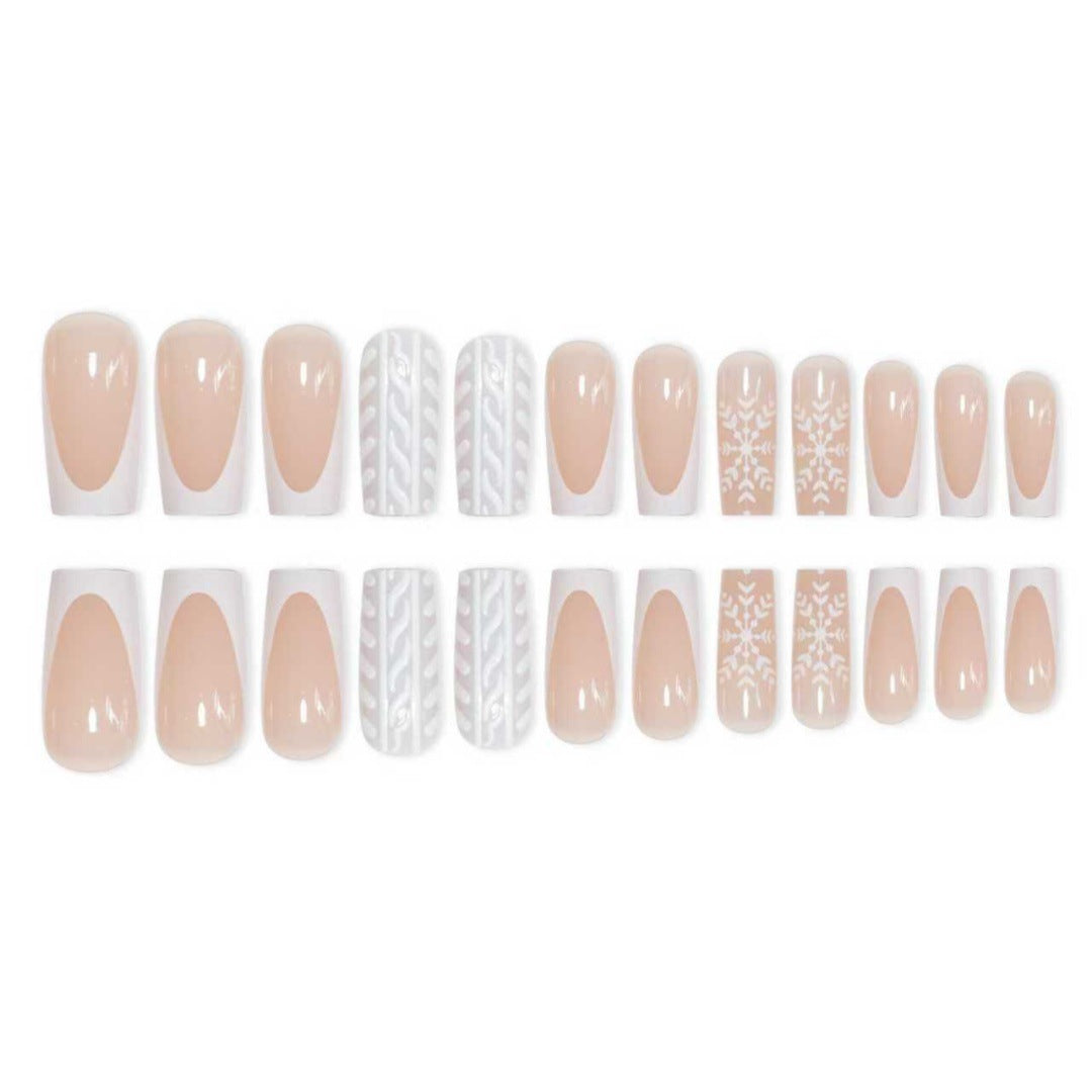 Seasonal French Tip Nail Art Set Acalora