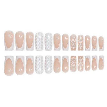 Seasonal French Tip Nail Art Set Acalora