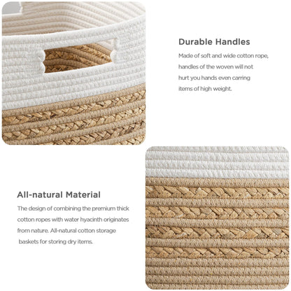 Functional storage basket with carrying handles Acalora