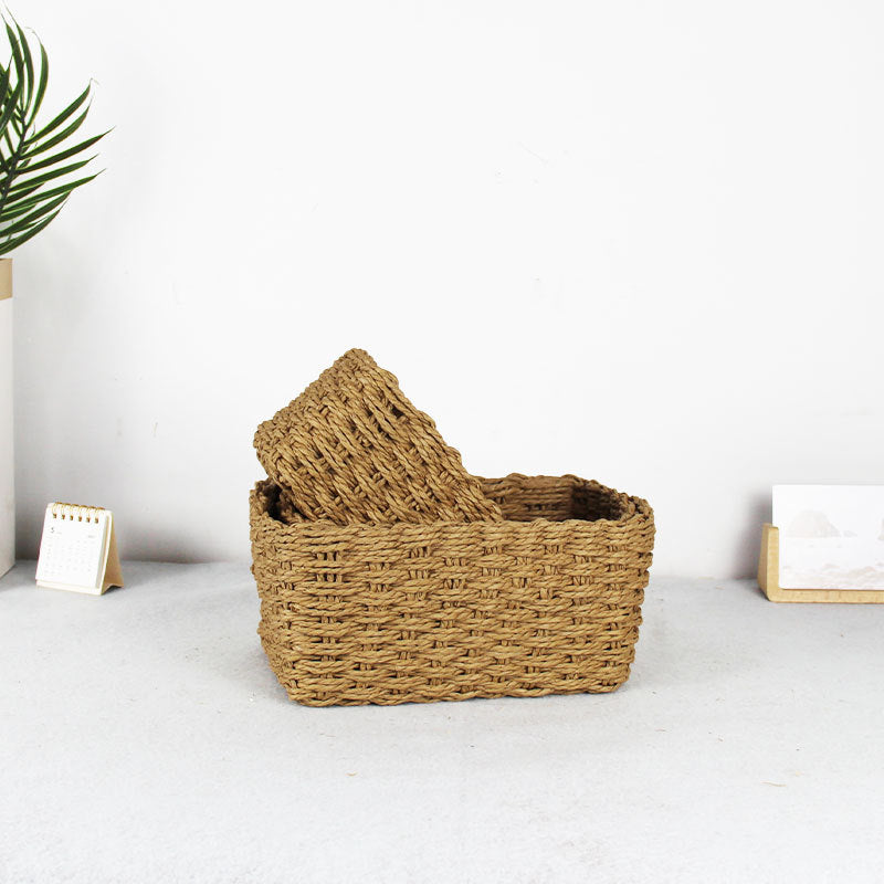 Natural Woven Storage Organizer Acalora