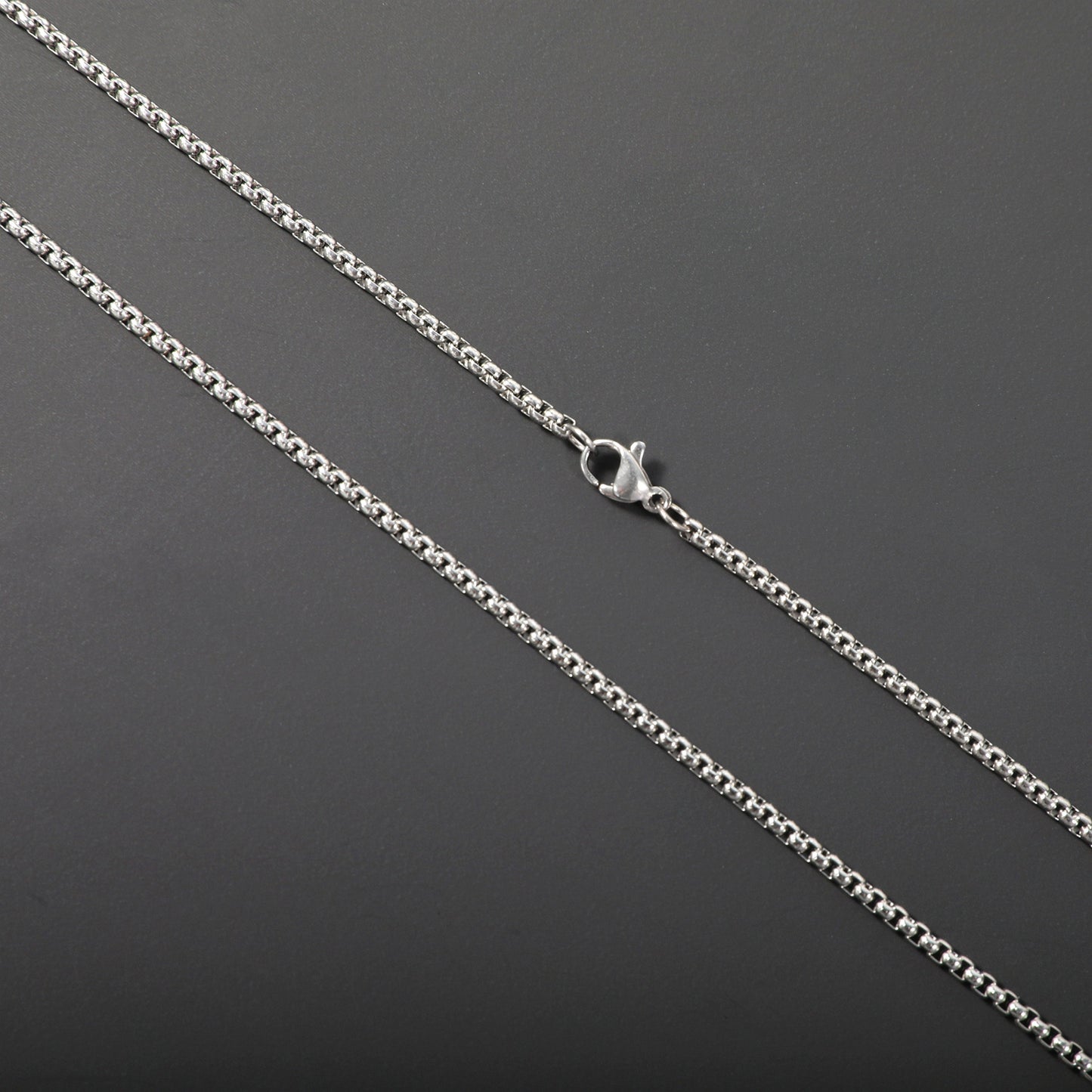 Sleek Stainless Steel Chain Necklace Acalora