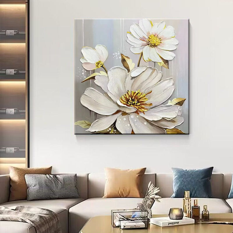 Elegant Floral Canvas Art