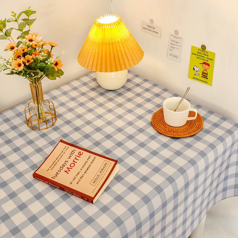 Checkered Pattern Dining Table Cloth