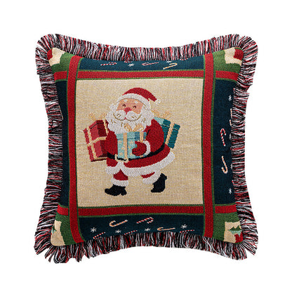 Scenic Nature-Themed Decorative Pillow