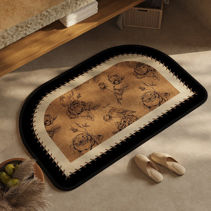 Chic Geometric Design Bath Mat