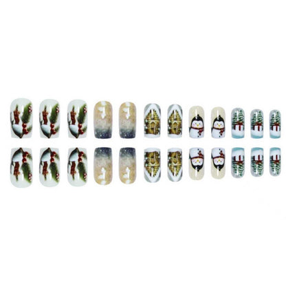 Winter-Themed Decorative Nail Art Acalora