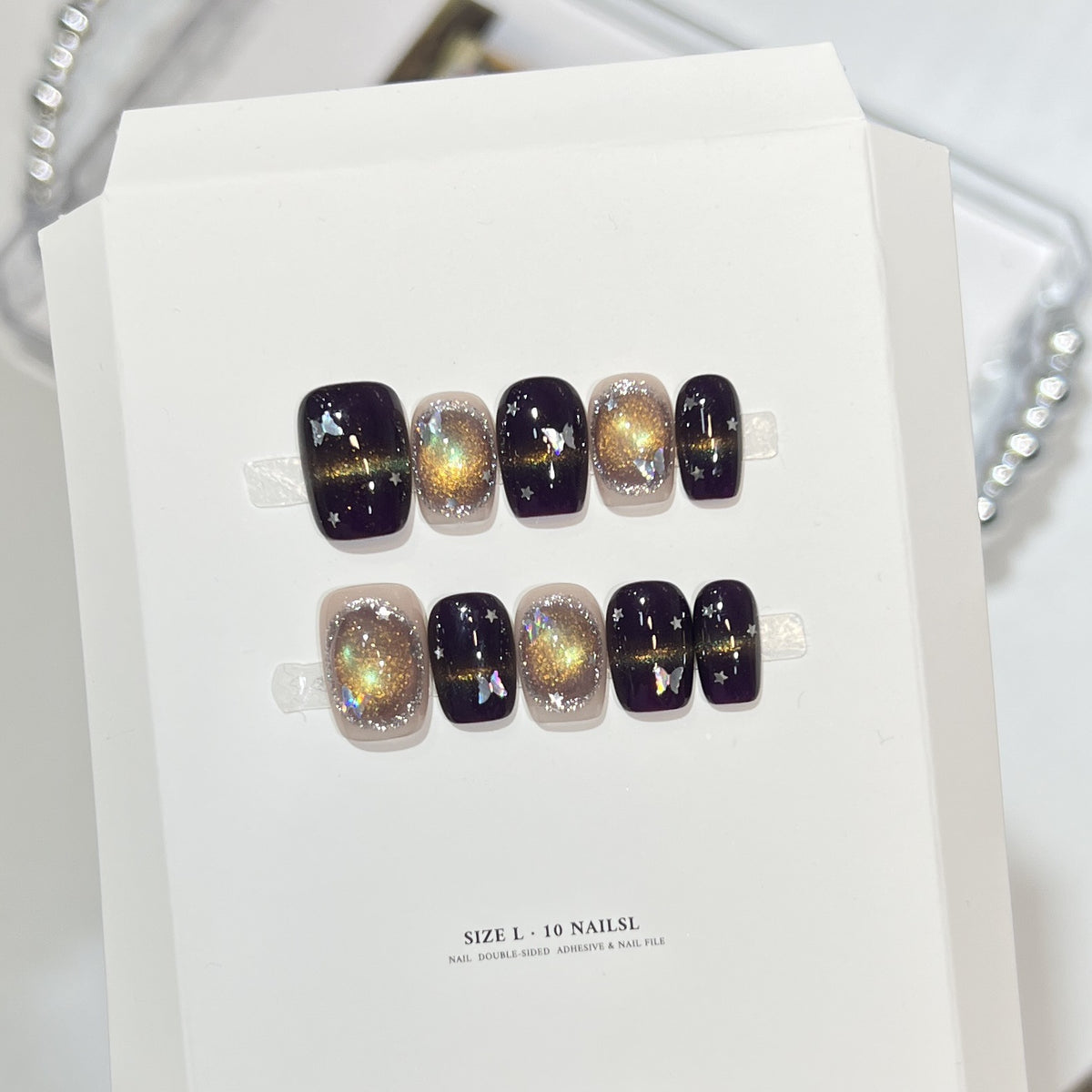 Starry Gradient Nail Art Set Acalora