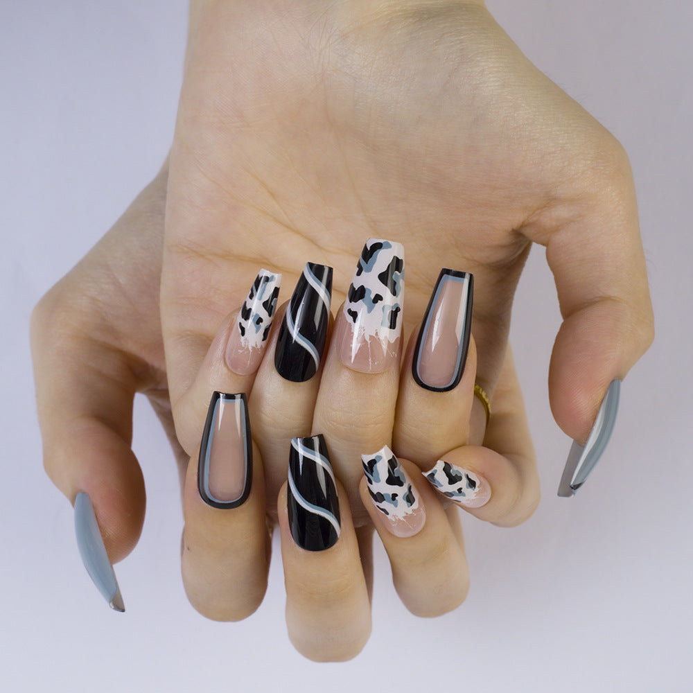 Artificial nails in modern animal pattern design Acalora