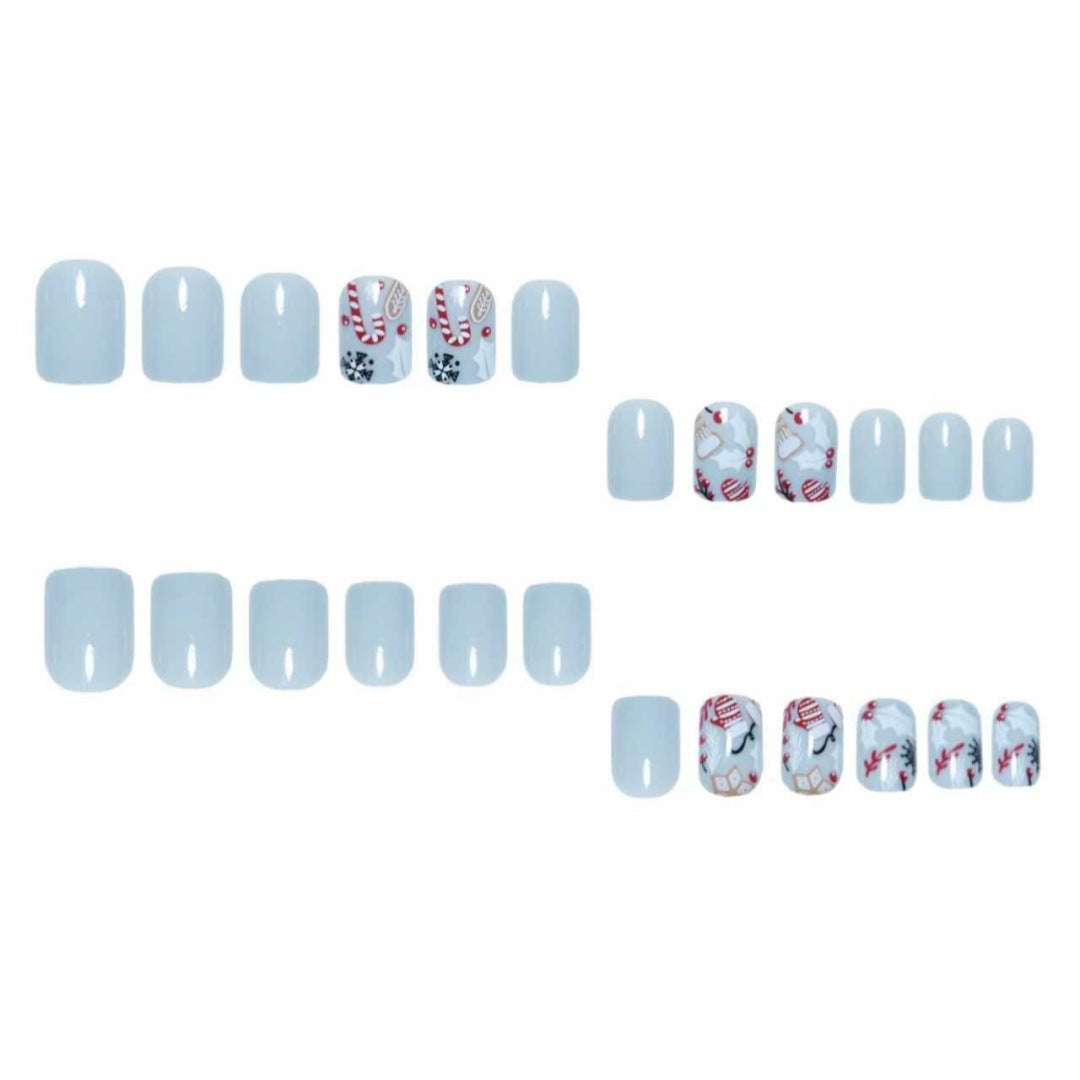 Festive Nail Art Wraps Acalora