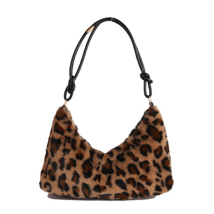 Chic Faux Fur Crossbody Bag Acalora