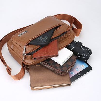 Premium Leather Messenger Bag Acalora