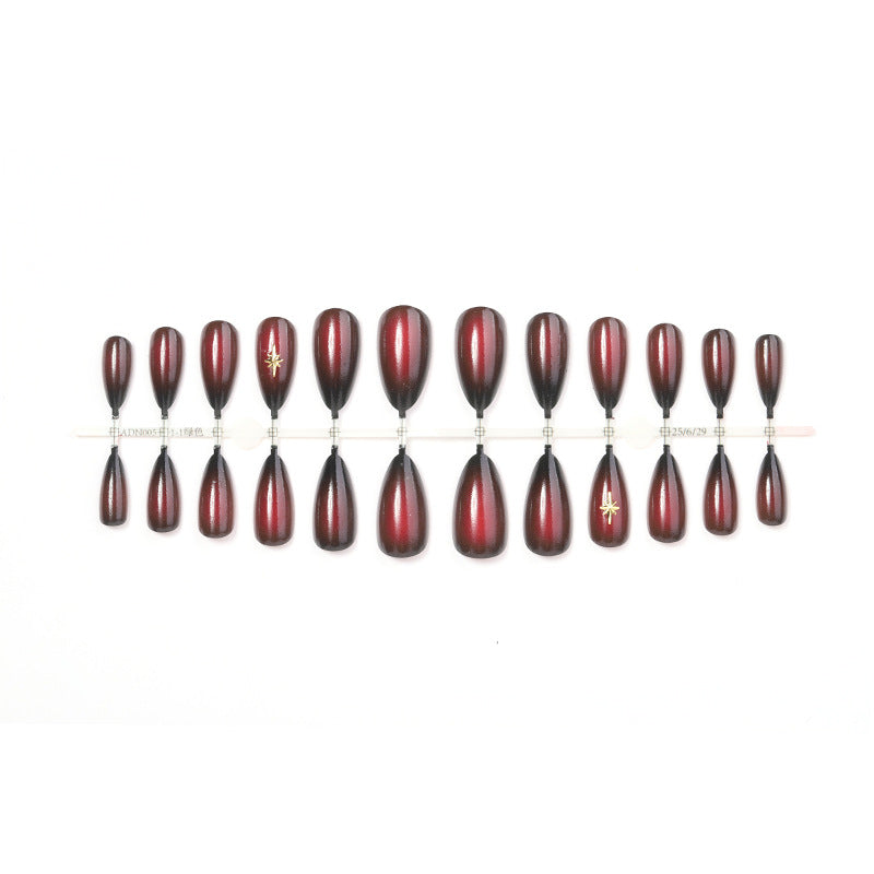 Glossy Gradient Press-On Nail Set Acalora