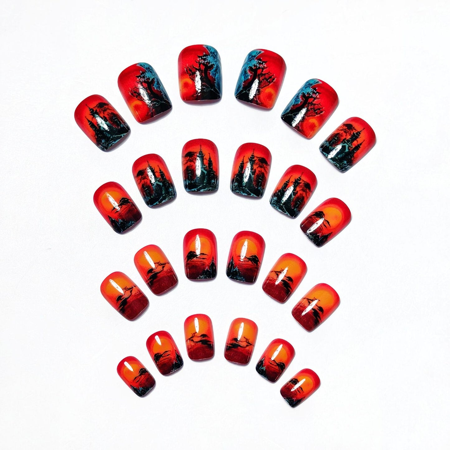 Artistic Halloween Nail Art Acalora