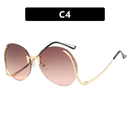 Women’s luxurious oversized sunglasses with innovative frame and UV protection Bowlift