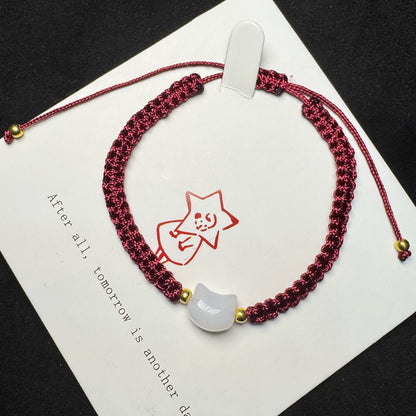 Adjustable Cat-Themed Friendship Bracelet Acalora