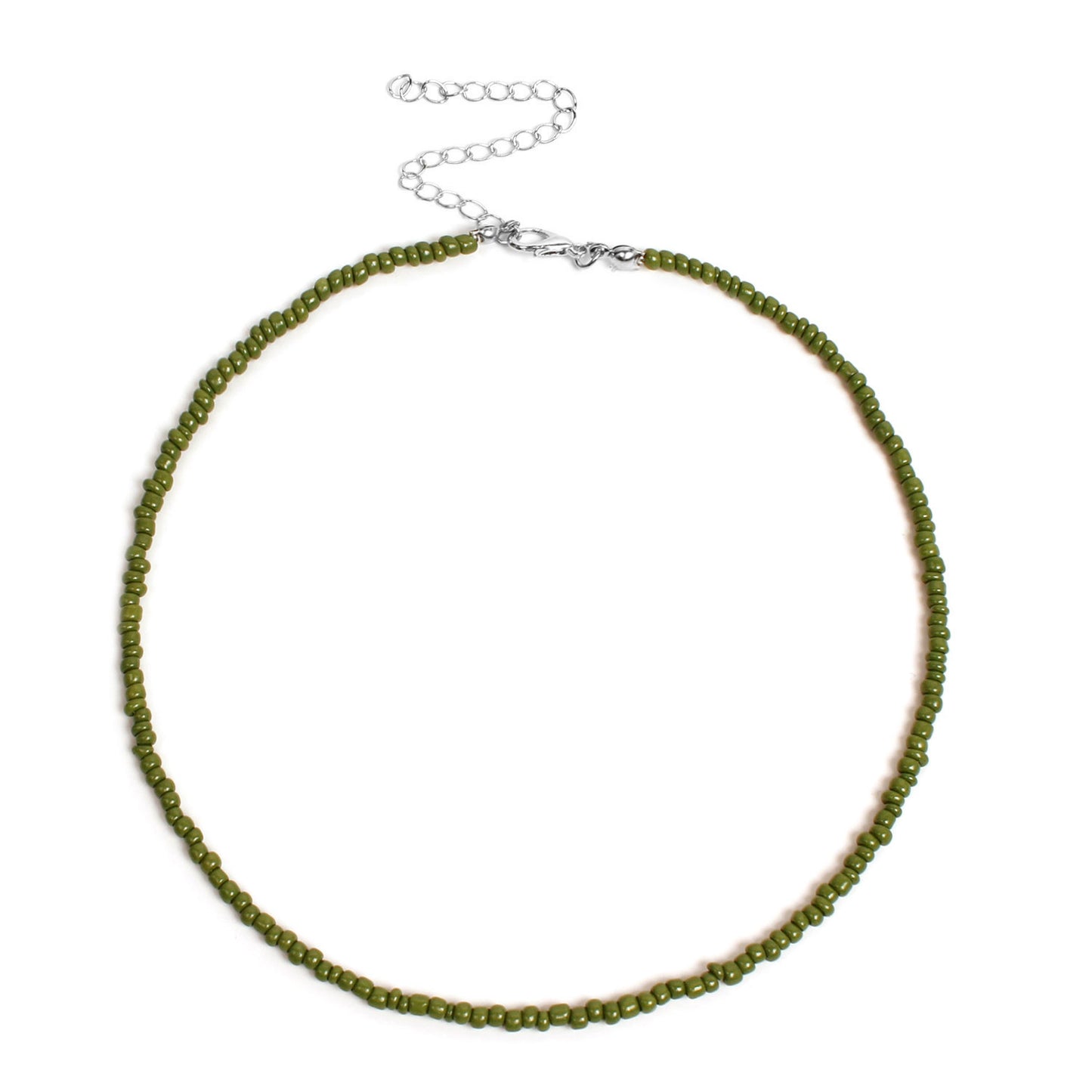 Colorful Beaded Choker Necklace Acalora