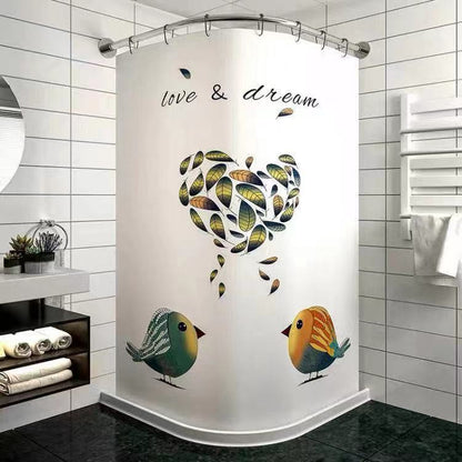 Tropical Cactus Pattern Shower Curtain