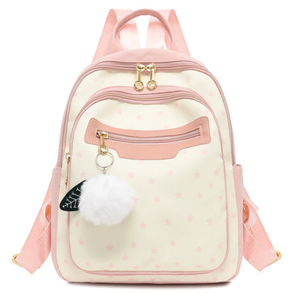 Chic Star Patterned Backpack Acalora