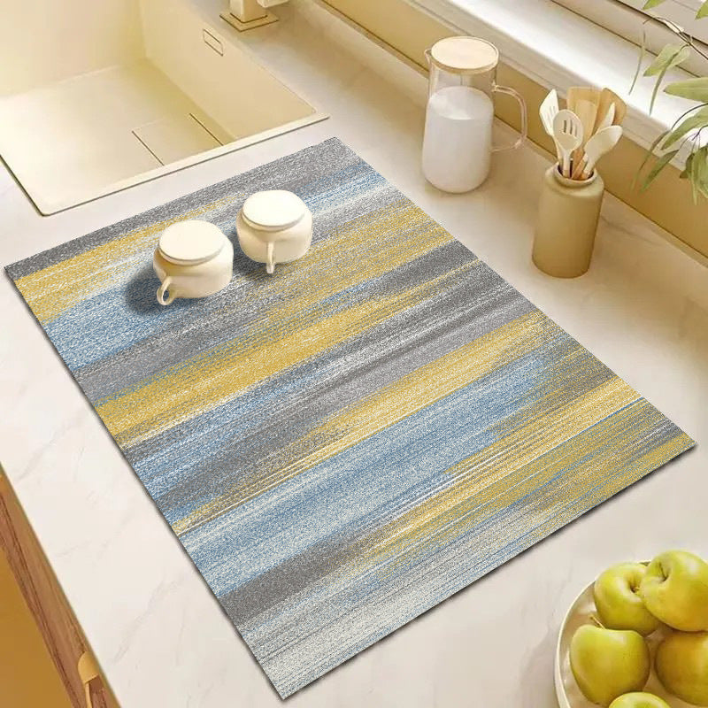 Abstract Geometric Kitchen Mat Acalora