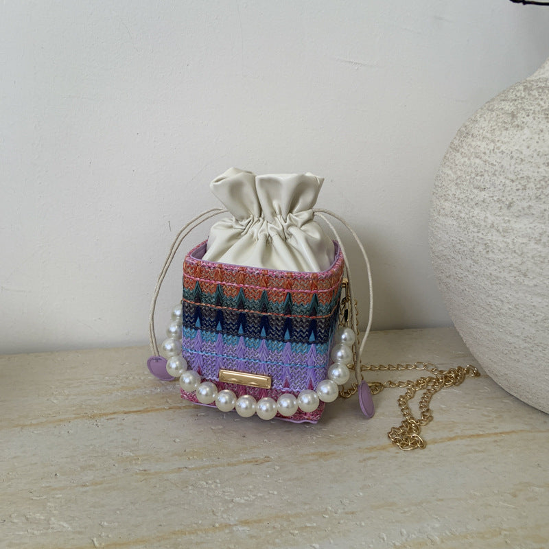 Charming Mini Drawstring Shoulder Bag Acalora