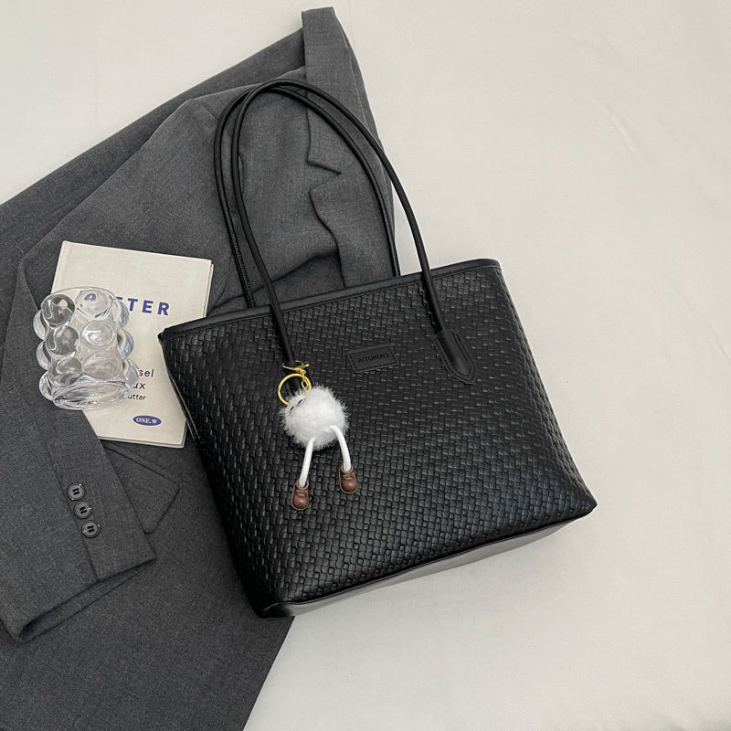 Woven Patterned Shoulder Bag Acalora