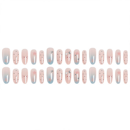 Creative nail art set with sparkling star and animal designs Acalora