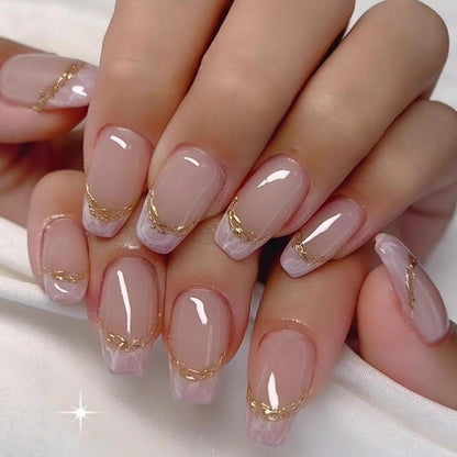 Luxury glamour design artificial nails Acalora