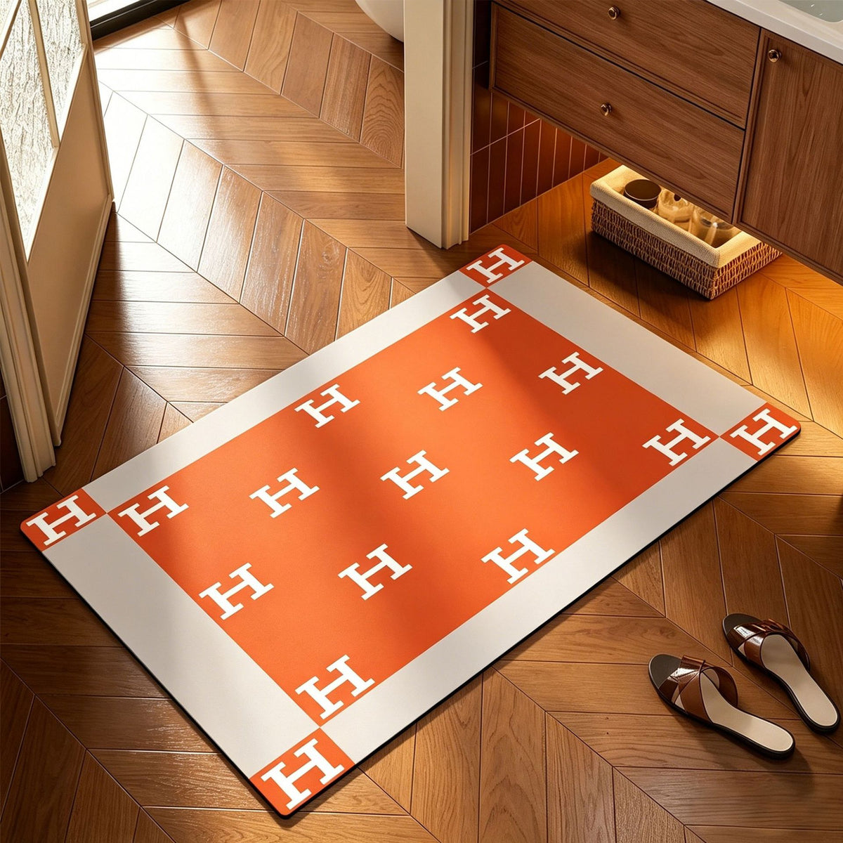 Stylish Patterned Bath Mat Acalora