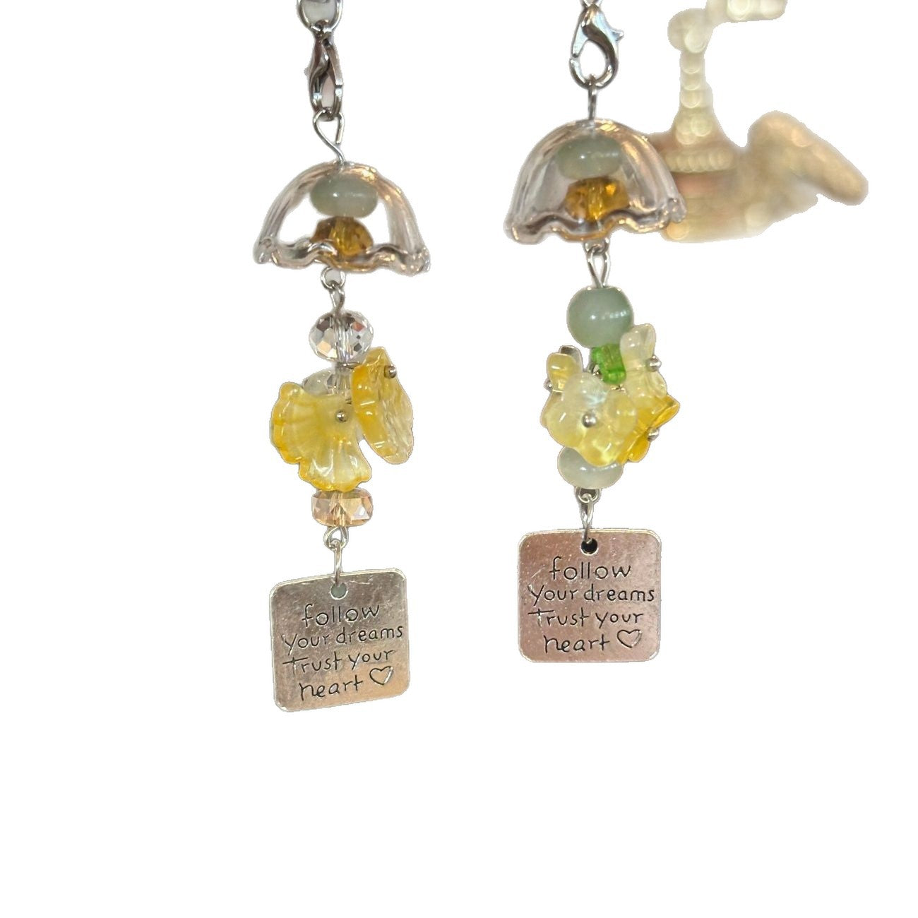 Inspirational Charm Keychain Acalora