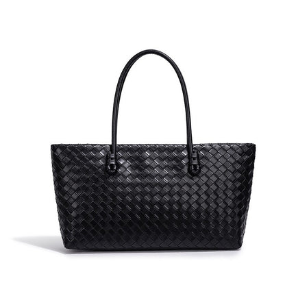 Woven Leather Tote Bag Acalora