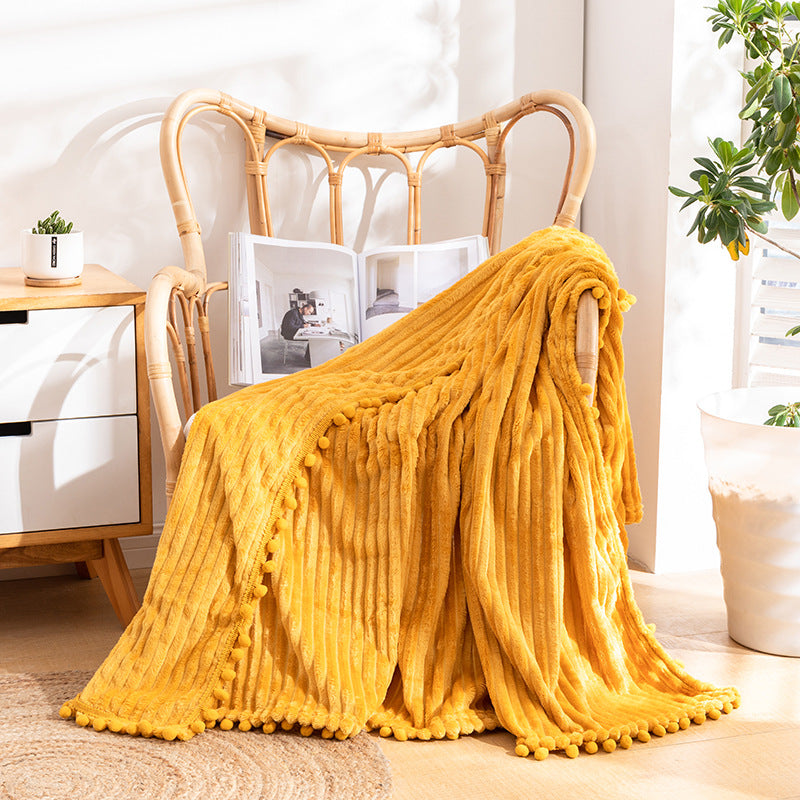 Unisex Cozy Textured Throw Blanket