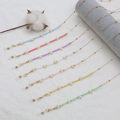 Beach-Inspired Beaded Eyewear Chain Acalora