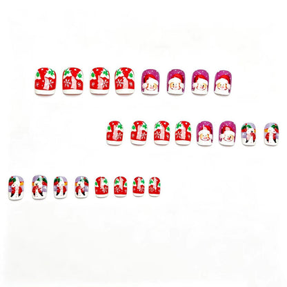 Festive Character-Themed Nail Art Acalora