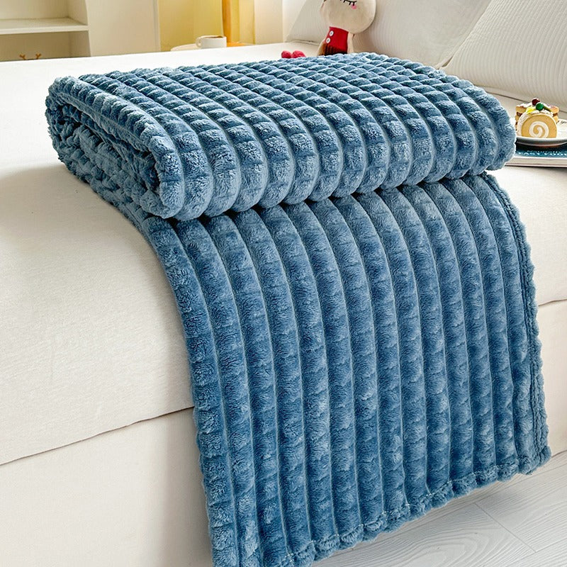 Ridge Textured Throw Blanket