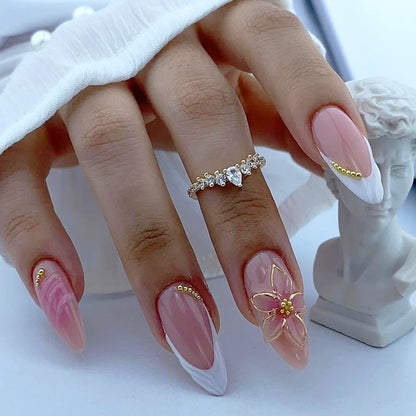 Decorative Premium Press-On Nail Art Set Acalora