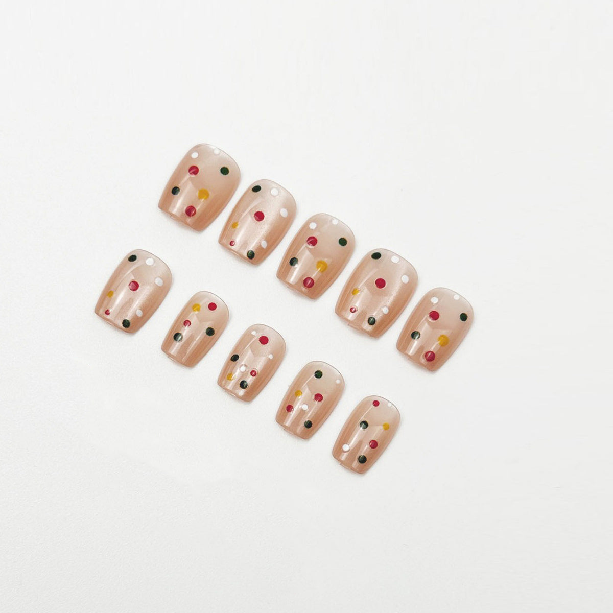 Artistic Confetti Press-On Nail Set Acalora