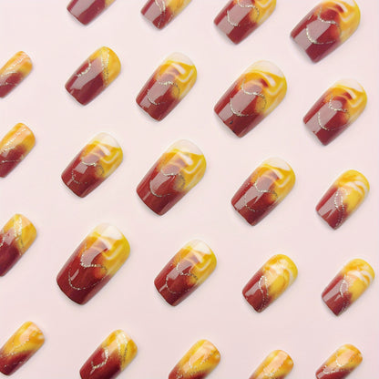 Marble Design Nail Art Acalora
