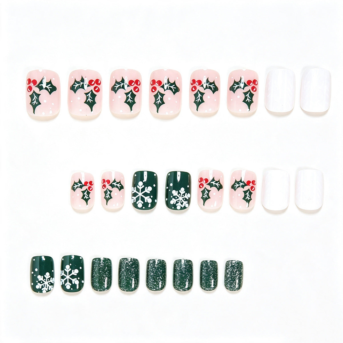 Winter-Themed Nail Art Set Acalora