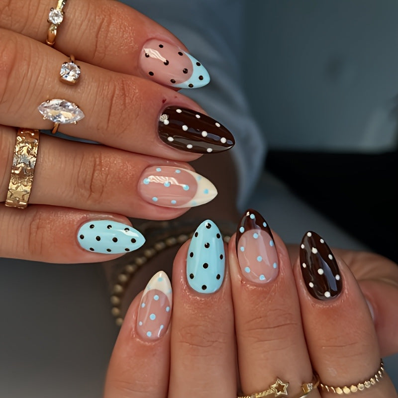 Decorative Press-On Nail Set Acalora