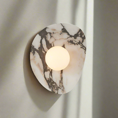 Skanto | Modern Marble Wall Lamp in Scandinavian Design