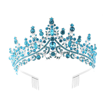 Ladies' Rhinestone Tiara with sparkling gemstone wreath