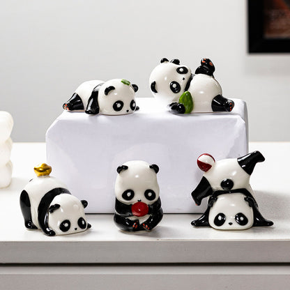 Cute Panda Decorative Figure Acalora