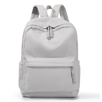 Casual Corduroy Backpack Acalora